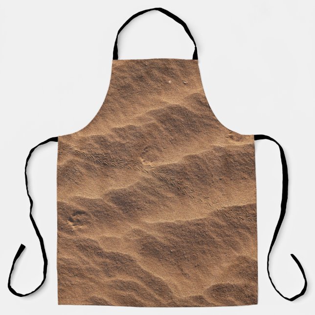 Brauner Sand mit Wasser tagsüber Schürze (Vorderseite)