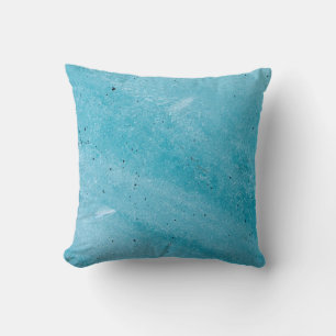 Brauner Sand mit Wassertröpfchen Kissen
