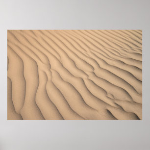 Brauner Sand Poster