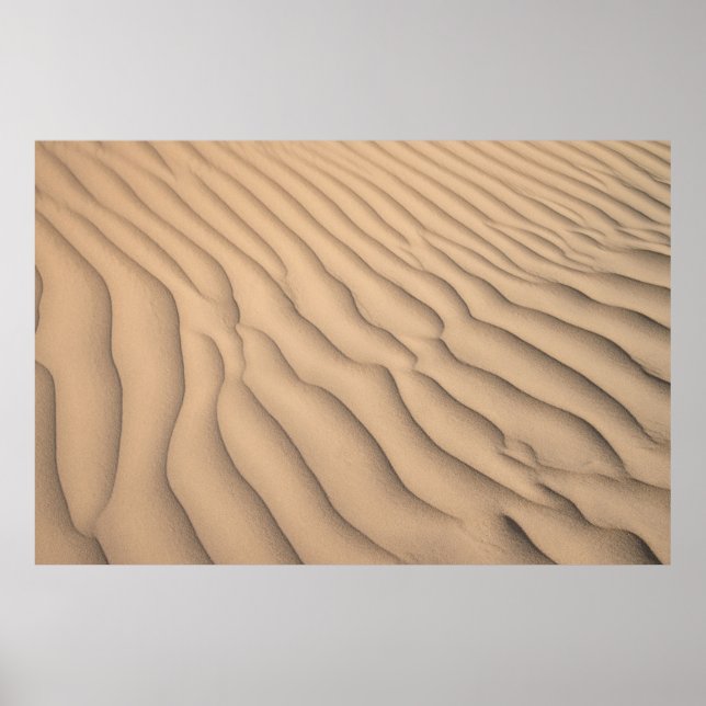 Brauner Sand Poster (Vorne)