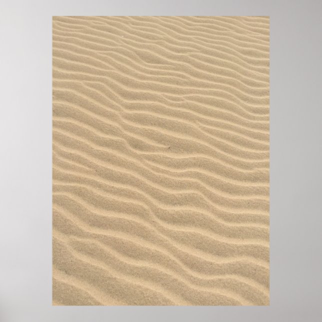 Brauner Sand Poster (Vorne)
