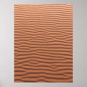Brauner Sand Poster