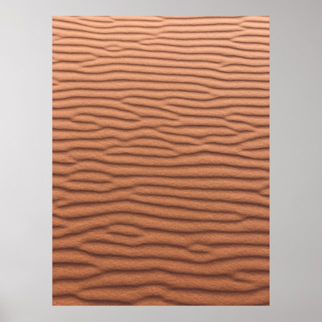 Brauner Sand Poster (Vorne)