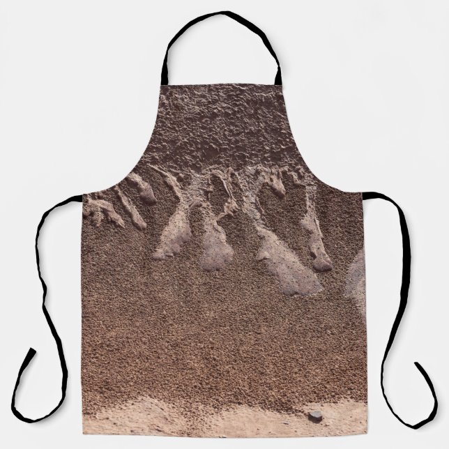 Brauner Sand Schürze (Vorderseite)