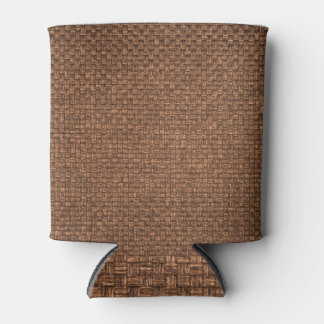 Brauner Stoff, Textur für den Hintergrund. Dosenkühler