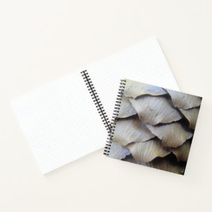 Brauner Tannenkegel Notizbuch