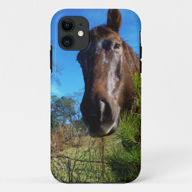 Brauner und cremefarbener Himmel Case-Mate iPhone Hülle (Rückseite)