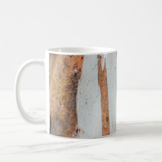 Brauner und grauer Baumstamm Kaffeetasse (Links)