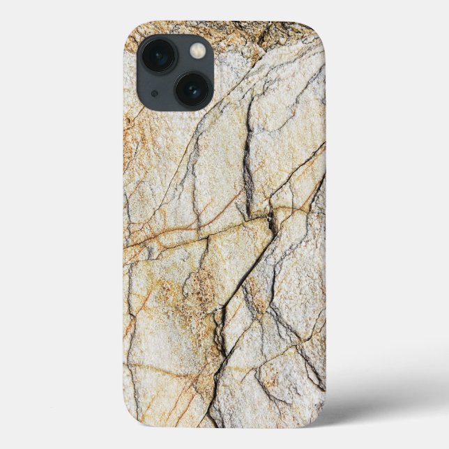 Brauner und schwarz getexturierter Stabstein Case-Mate iPhone Hülle (Rückseite)