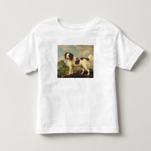 Brauner und weißer Norfolk oder Wasser Spaniel, 1 Kleinkind T-shirt
