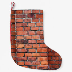 Brauner Wandstein Kleiner Weihnachtsstrumpf