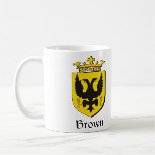 Brauner Wappen aus Heraldica Kaffeetasse