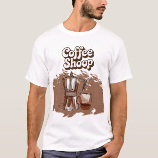 Brauner Zucker Hafermilch Geschüttelter Espresso T-Shirt