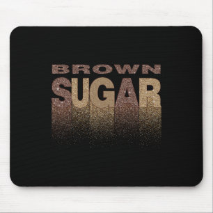 Brauner Zucker Melanin Afroamerikanische Schwarze  Mousepad