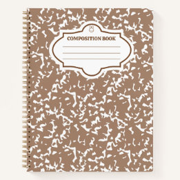 Braunes Beige-Hasen Notizbuch