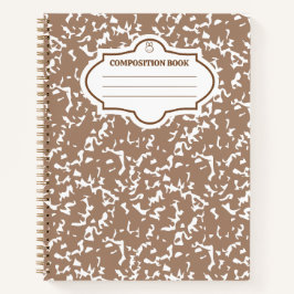 Braunes Beige-Hasen Notizbuch