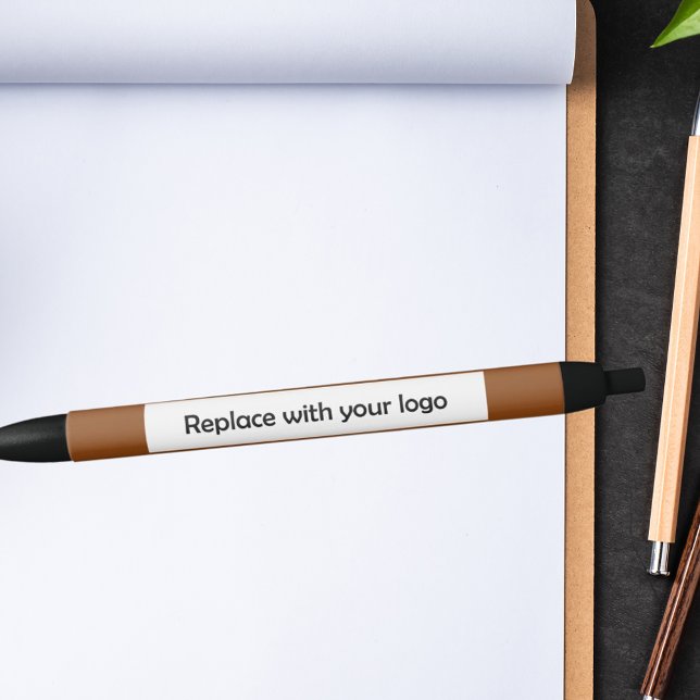 Braunes Firmenlogo Kugelschreiber (Von Creator hochgeladen)