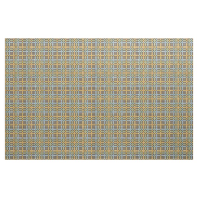 Braunes, gelbes, grünes Teppichmuster Stoff (Fat Quarter (45,7 x 55,9 cm))