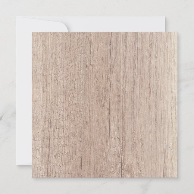 Braunes Holzschautafel Elegante Ledervorlage (Vorderseite)