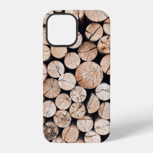 Braunes Holzstamm-Los iPhone 12 Hülle