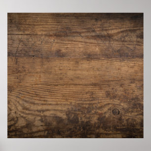 Braunes Holztextur Abstrakter Hintergrund Poster