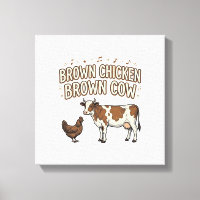 Braunes Huhn Braune Kuh Lustiges Bauernhof-Shirt-D