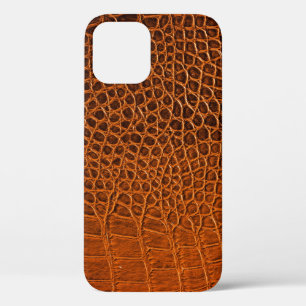 Braunes Krokodilleder Case-Mate iPhone Hülle