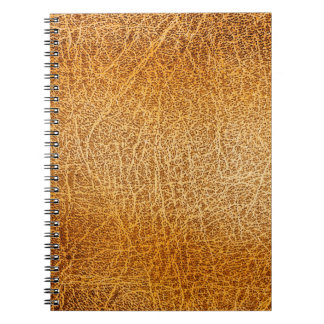Braunes Leder: Detaillierte Textur Nahaufnahme Notizblock