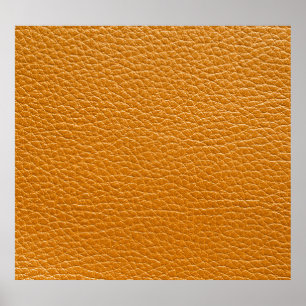 Braunes Leder, Textur-Hintergrund geschlossen. Poster