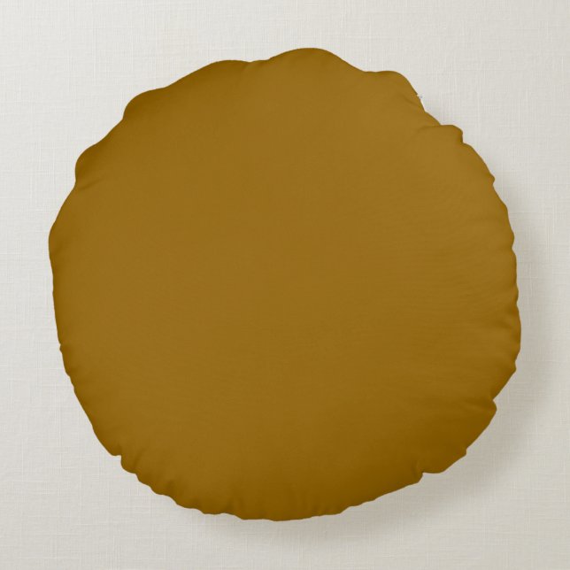 braunes schlichtes Kissen (Rückseite)