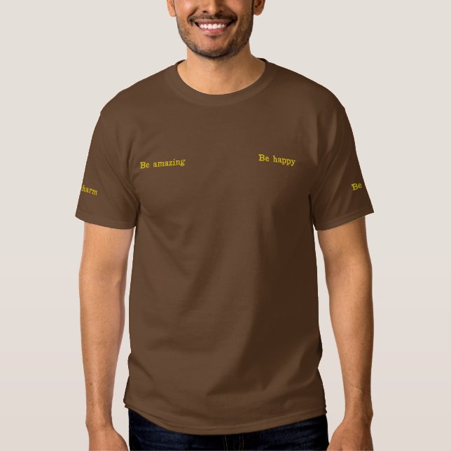 Braunes T-Shirt (Vorderseite)