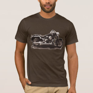 Braunes Vintage-Klassik-Fahrrad T-Shirt