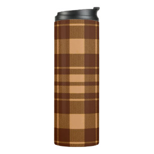 Braunes Waldmuster Tumblr Thermosbecher