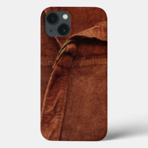 Braunes Wildleder mit Riemen und Schnalle Case-Mate iPhone Hülle