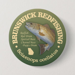 Braunfisch Button