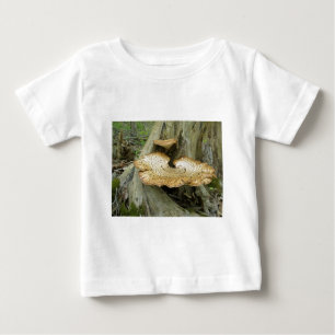 Braungestreifte Polstergarbe Baby T-shirt