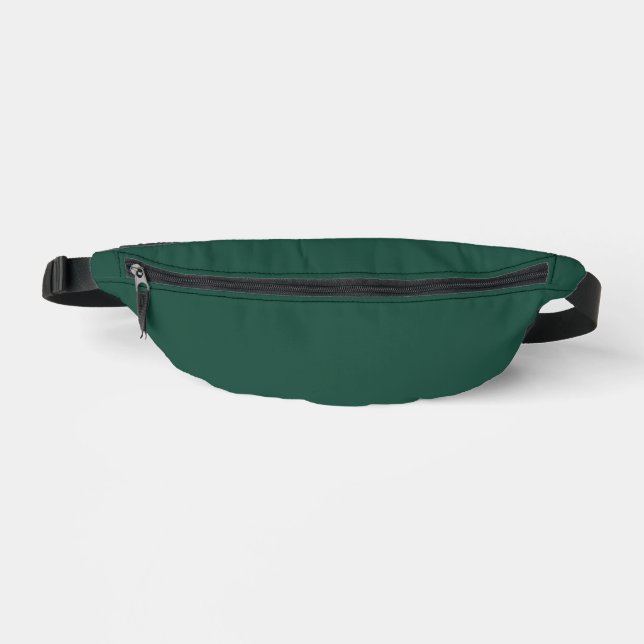 Braungrün (Vollfarbe) Bauchtasche (Vorderseite)