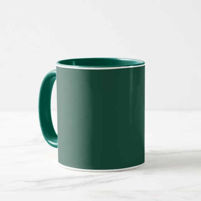 Braungrün (Vollfarbe) Tasse (Vorderseite Links)