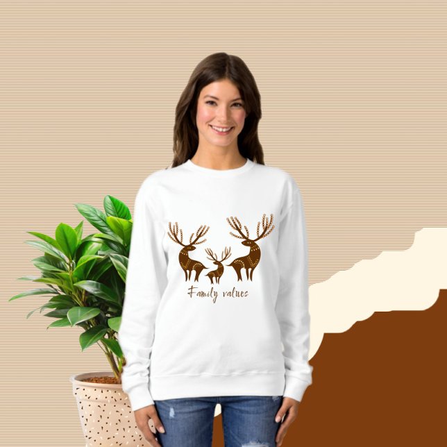 Braunhirsche Sweatshirt (Von Creator hochgeladen)