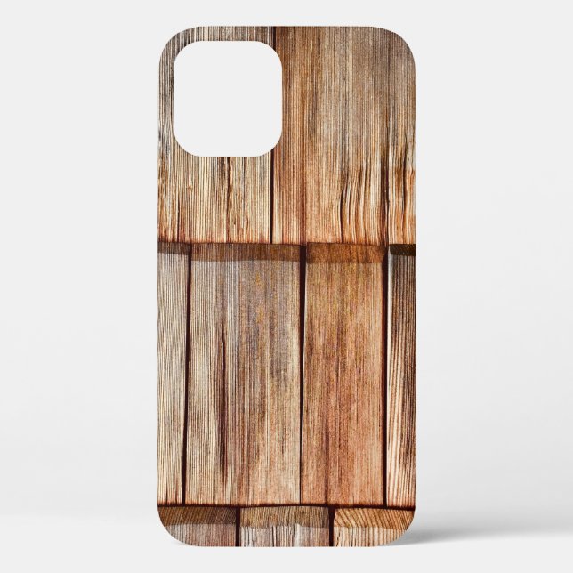 Braunholz Case-Mate iPhone Hülle (Rückseite)