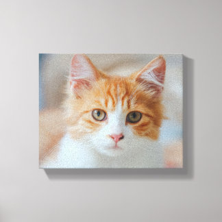 Braunkatze | Zazzle_Growshop. Leinwanddruck