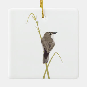 Braunkohle Keramikornament