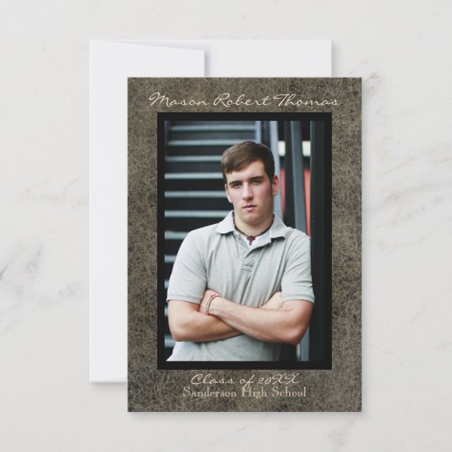 Braunleder - Ankündigung von 3x5 Abschluss (Vorderseite)