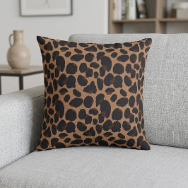 Braunleopard Druckkopfkissen Kissen