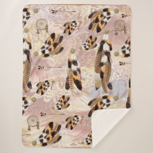 Braunpelikan- oder Habichtfedern Sherpadecke