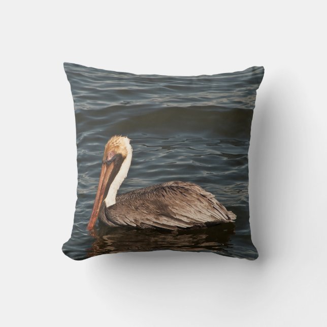 Braunpelikan (Pelecanus occidentalis) Kissen (Vorderseite)