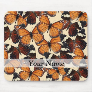 Braunschmetterlingsmuster Mousepad