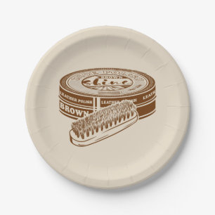 Braunschuhpolster Pappteller