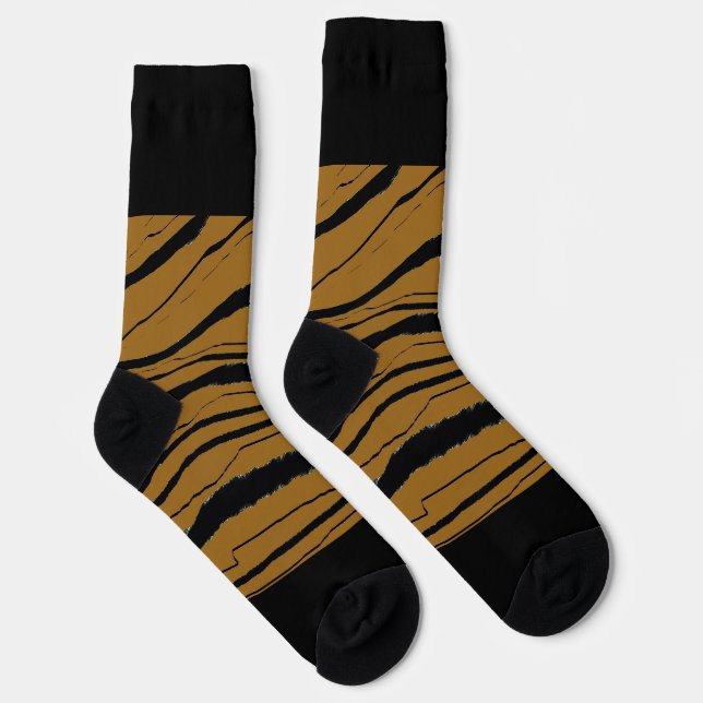 Braunschwarz Socken (Rechts)