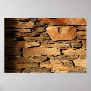 Braunsteinmauer Poster